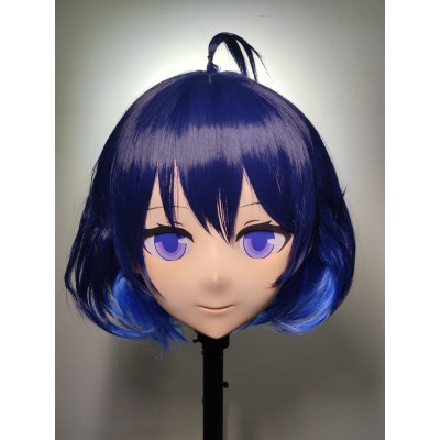(NFD03)Customize Handmade Crossdress Full Head Female/Girl Resin Japanese Cartoon Character Animego Cosplay Kigurumi Mask